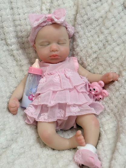 Reborn Baby Doll – Full Body Soft Silicone Realistic Newborn