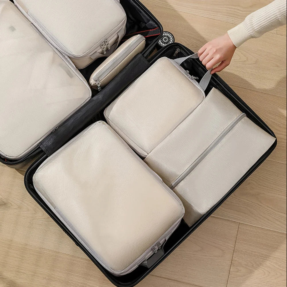 Packing Cubes Set 6-Piece – Compressible Travel Organizer Bags