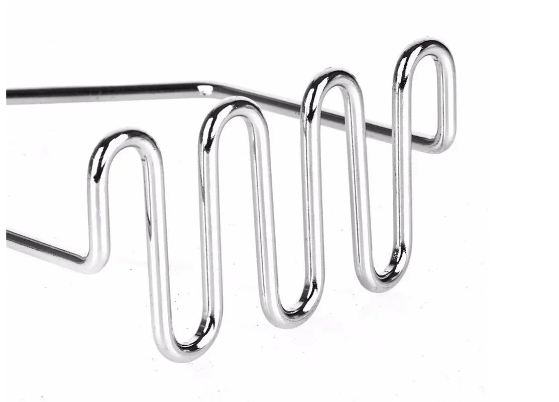 Stainless Steel Potato Masher – Wavy Press Kitchen Tool