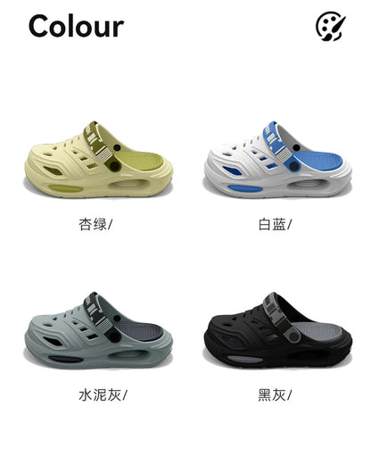 Men's Platform Clog Sandals Arch Support Non-Slip Thick Sole