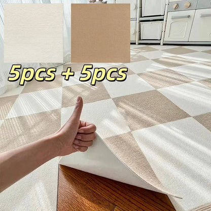 Peel and Stick Carpet Tiles – Self Adhesive Floor Rug Squares