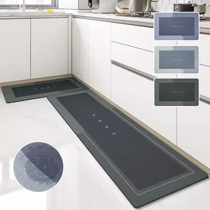 Diatomite Kitchen Floor Mat – Super Absorbent Anti-Slip