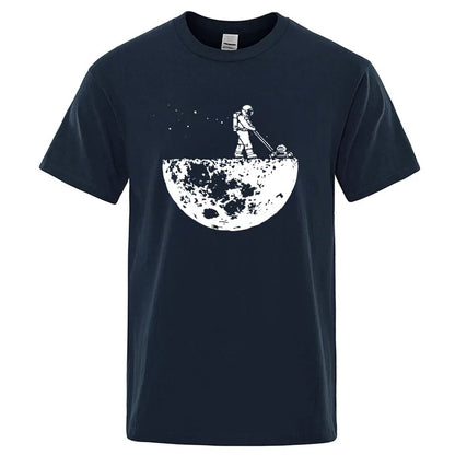 Lunar Cleaner Graphic T Shirt Funny Cotton Blend Tee