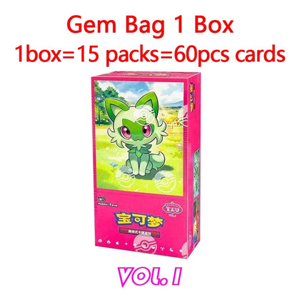 Pokemon TCG Gem Pack Card Box – Chinese Trading Cards (Vol. 1–5)