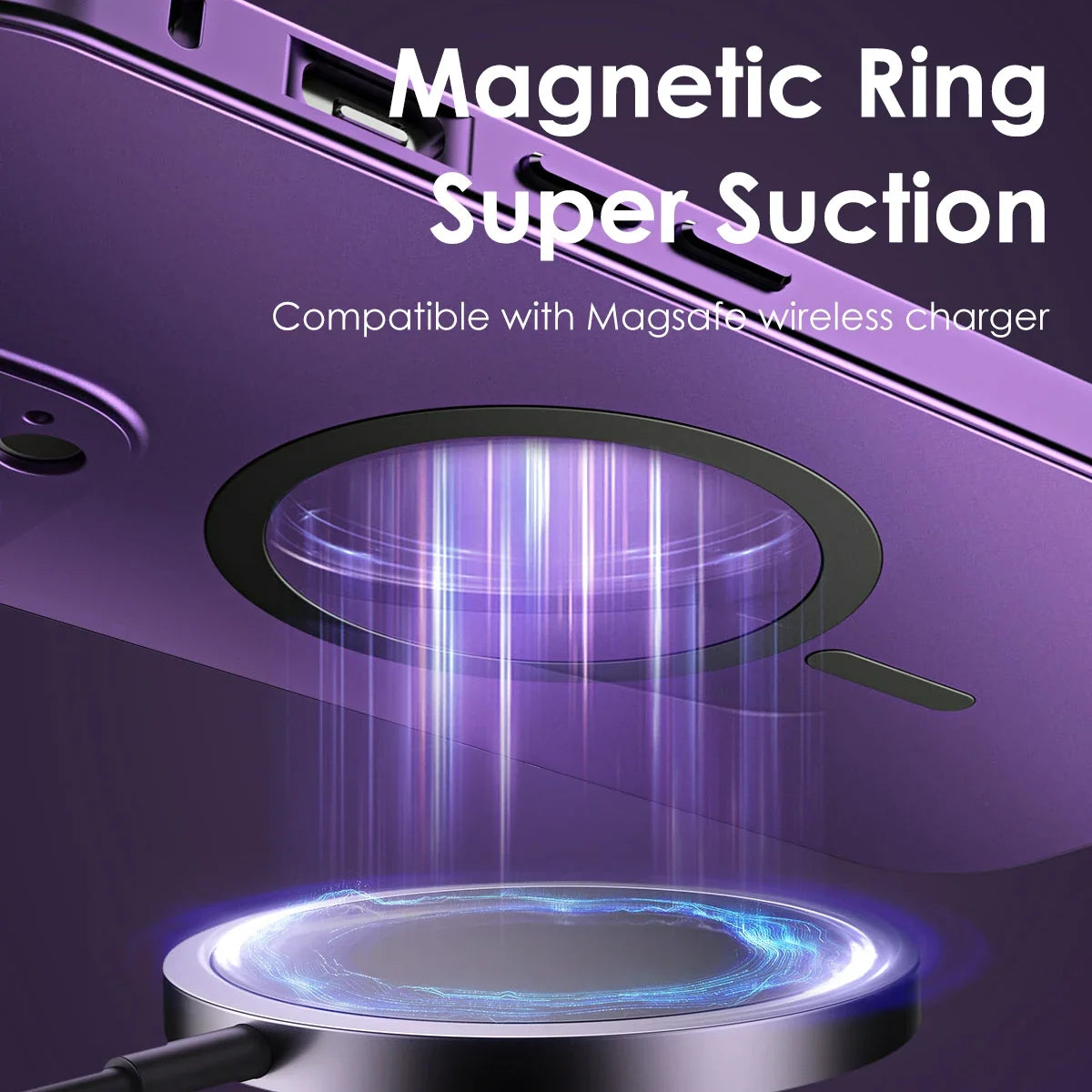 MagSafe iPhone Case – Aluminum Metal Frame with Lens Protection