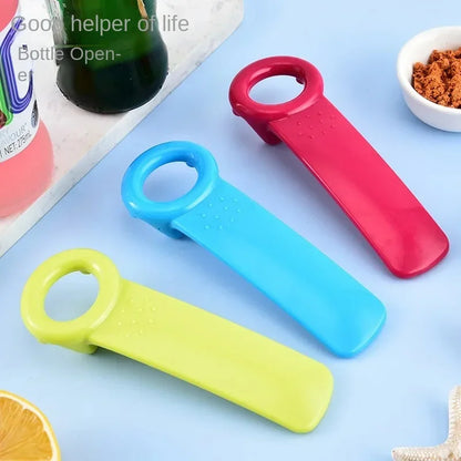 Portable Bottle Opener – Non-Slip Ergonomic Cap Remover for Beer & Soda