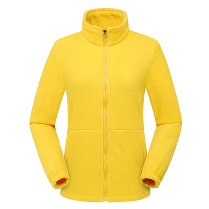 Women's Polar Fleece Jacket – Windproof Thermal Outdoor Coat