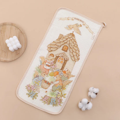 Baby Muslin Burp Cloth & Face Towel – 6-Layer Cotton Gauze
