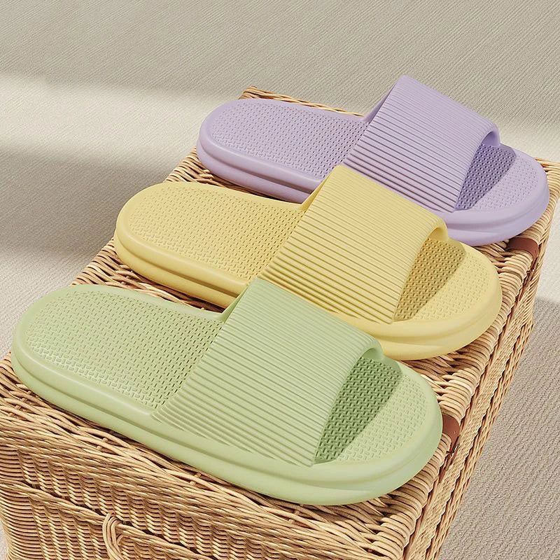 Cloud Slides Slippers Thick-Sole EVA Unisex Indoor Beach Sandals