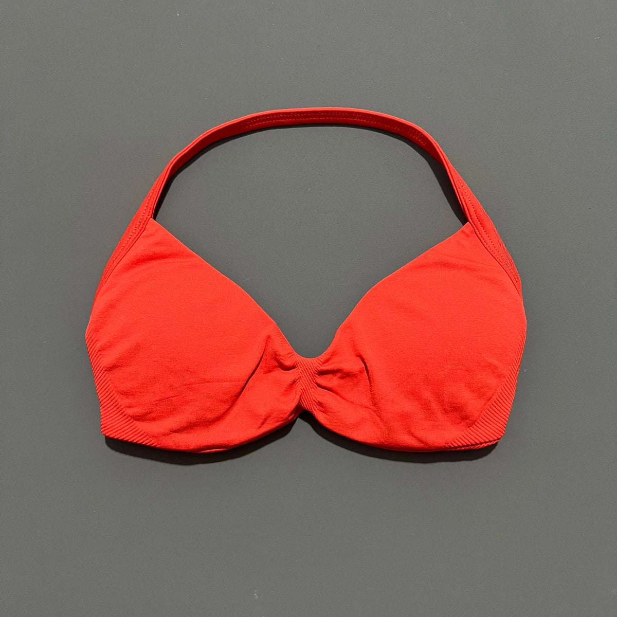 Women's Strappy Sports Bra – Padded Push-Up Gym Top