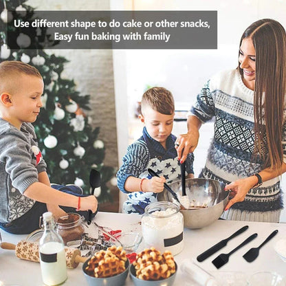 Silicone Spatula Set – 6-Piece Food-Grade Heat-Resistant Kitchen Tools