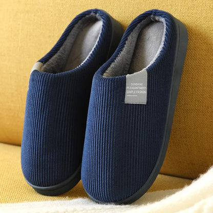 Plush Indoor Slippers – Thick Soft Bottom Anti-Slip Winter House Shoes
