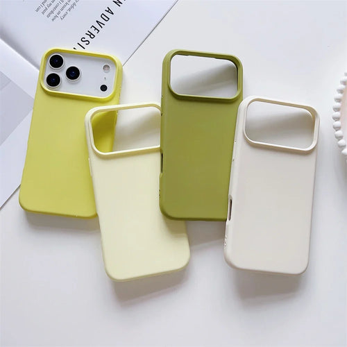 iPhone Case Matte Candy Color Liquid Silicone Shockproof Cover