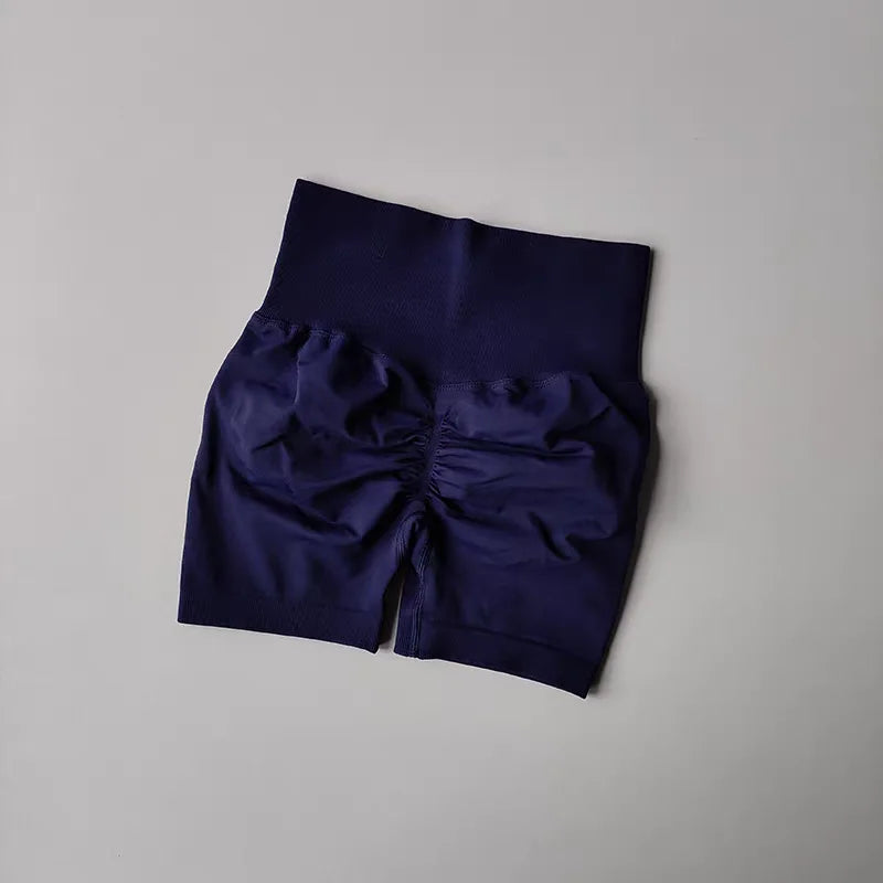 Women's High-Waist Yoga Shorts – Breathable Workout & Running Shorts
