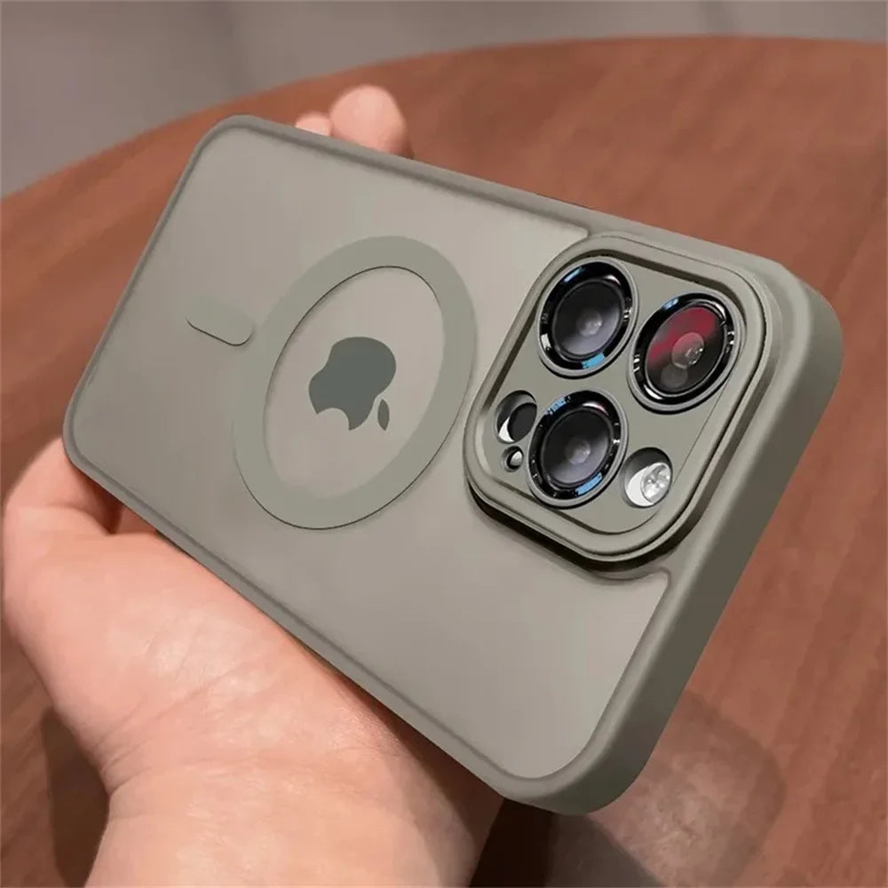 Lens Protection MagSafe iPhone Case – Matte Translucent
