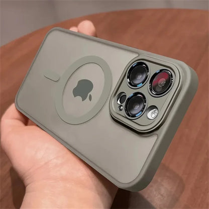 Lens Protection MagSafe iPhone Case – Matte Translucent