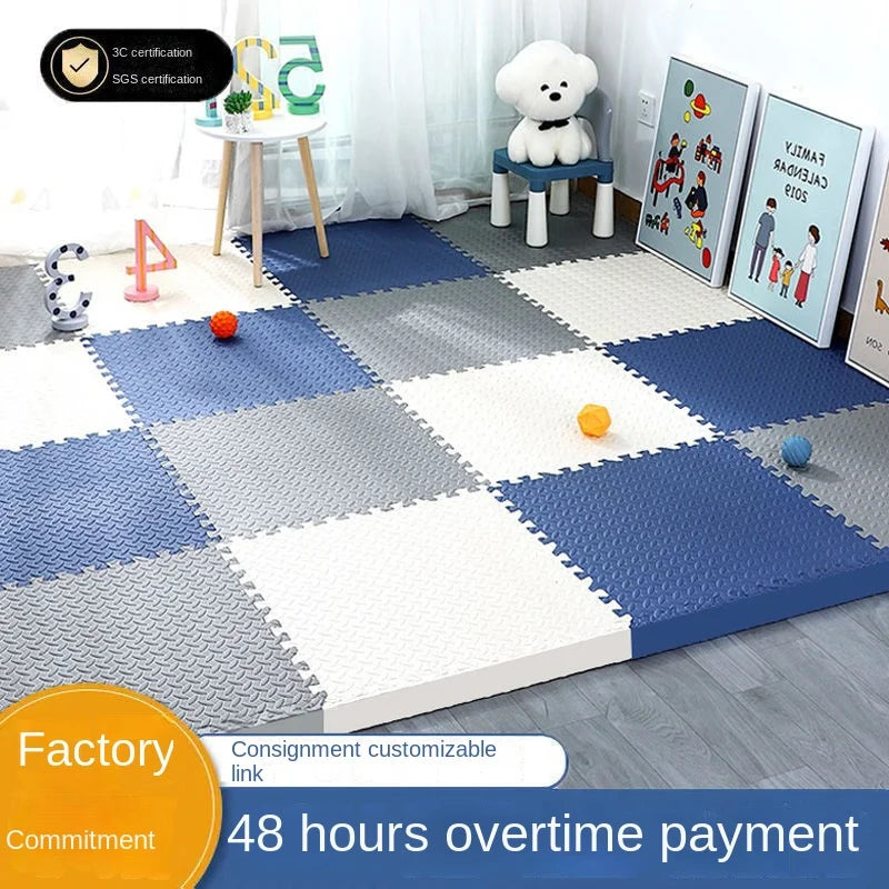 EVA Foam Puzzle Play Mat 30x30cm – Thick Interlocking Kids Floor Tiles