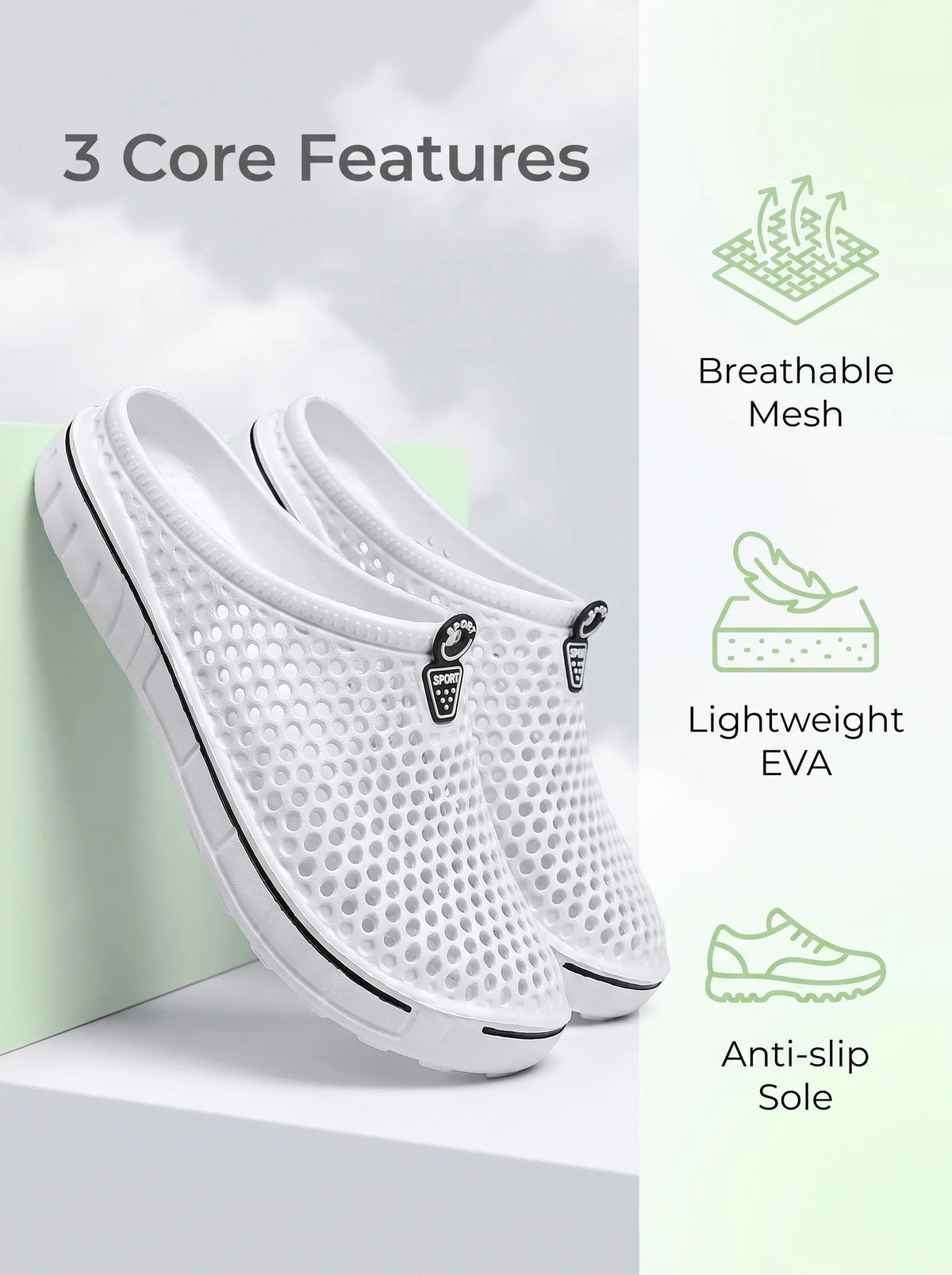 Garden Clogs – Lightweight Breathable Slip-On Shoes for Men & Women