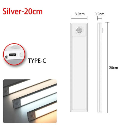 Under Cabinet LED Motion Sensor Light USB Rechargeable – 3 Color Modes