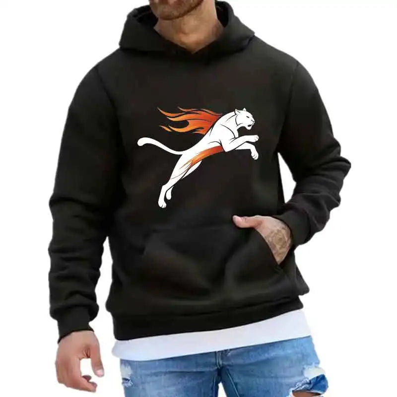 Retro Gothic Hoodie Casual Streetwear Sweatshirt