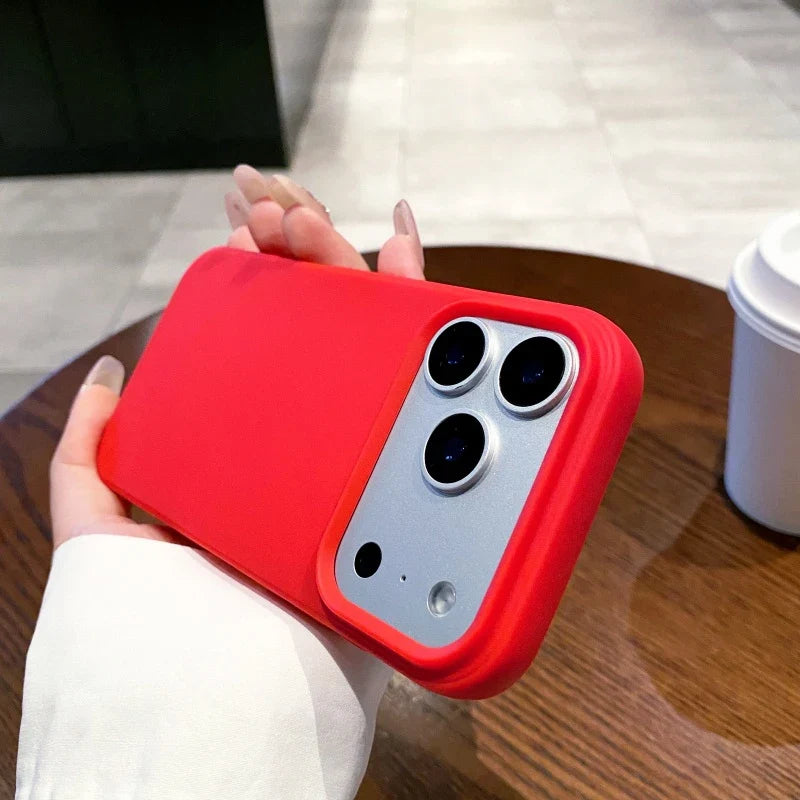 Candy Color Silicone iPhone Case – Matte Soft TPU Cover