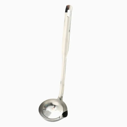Stainless Steel Oil Skimmer Spoon – Soup Fat Separator & Colander Ladle
