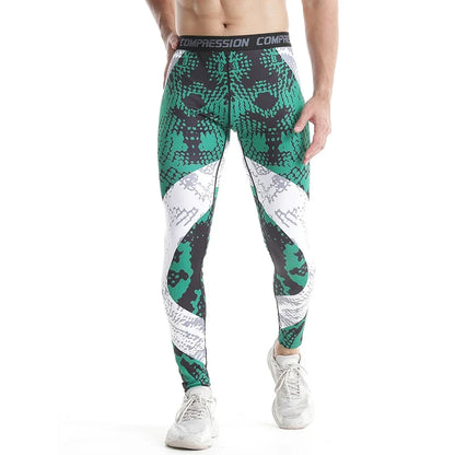 Men's Compression Leggings – Gym Training Tights & Sports Pants