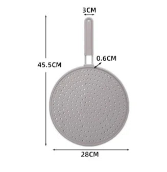 Silicone Splatter Screen for Frying Pan – Oil Splash Guard