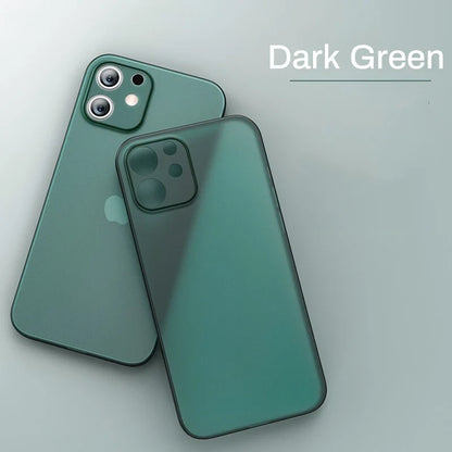 Ultra Thin Matte iPhone Case 0.2mm Slim PP Cover