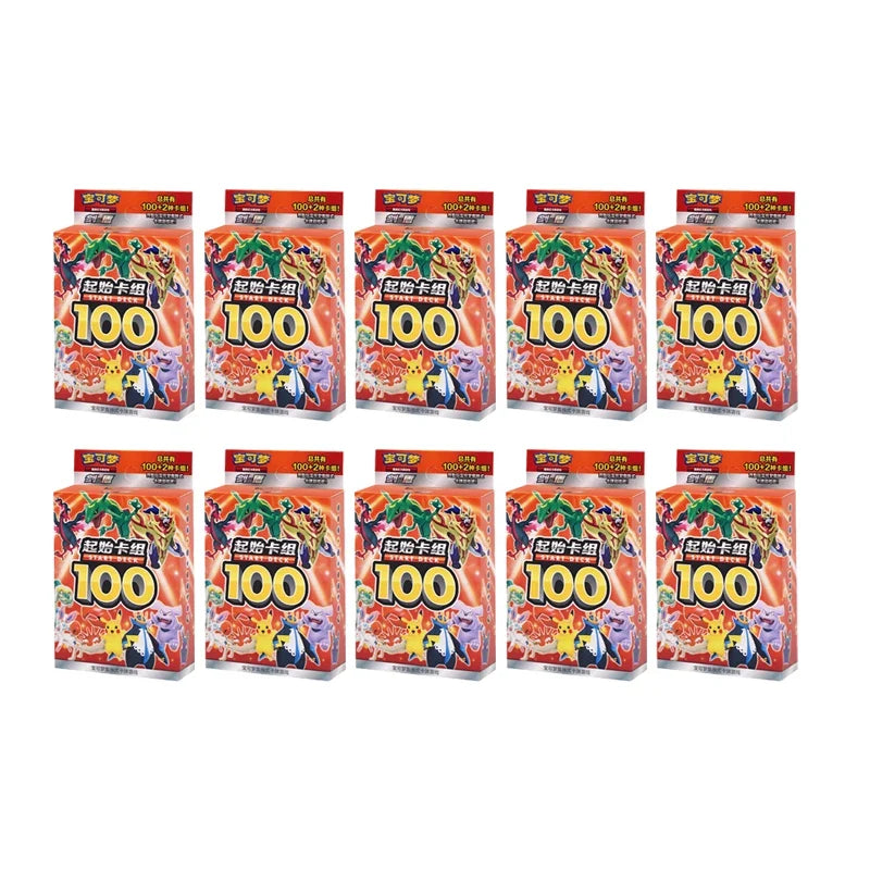 Pokemon Starter Card Set 100 – Simplified Chinese PTCG Sword & Shield