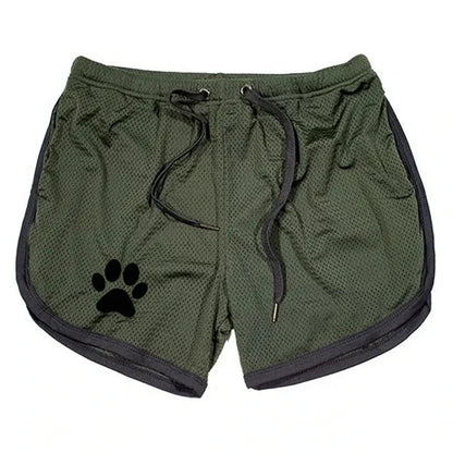 Men's Mesh Running Shorts Breathable Gym Fitness Short Pants