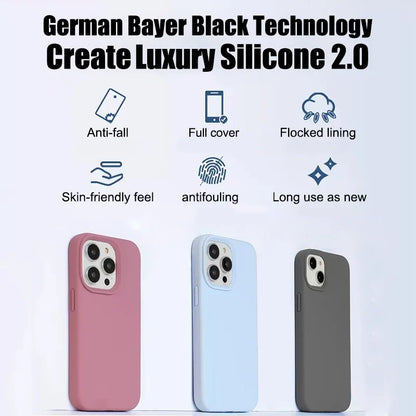 Shockproof Slim iPhone Case – Solid Color ABS Cover
