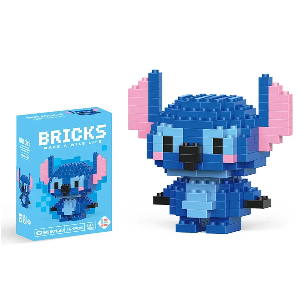 Disney Mini Building Blocks - Cute Character Micro Brick Figure Toy