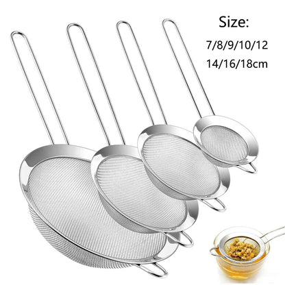 Stainless Steel Fine Mesh Strainer Sieve – Multiple Sizes