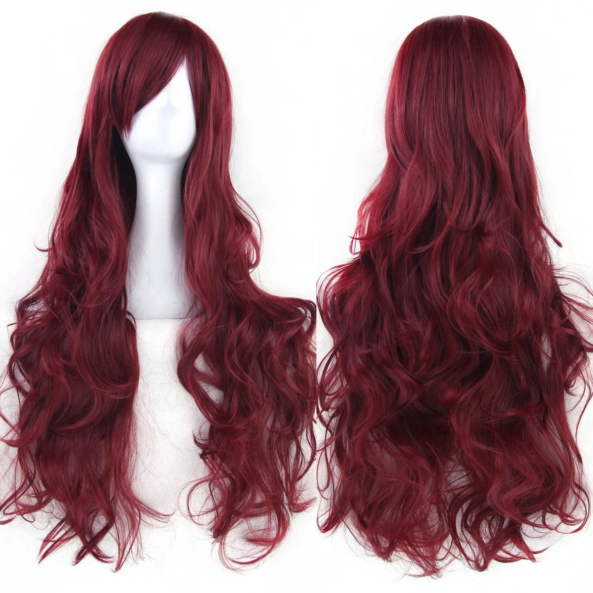 Long Curly Cosplay Wig – Synthetic Party Wig for Women