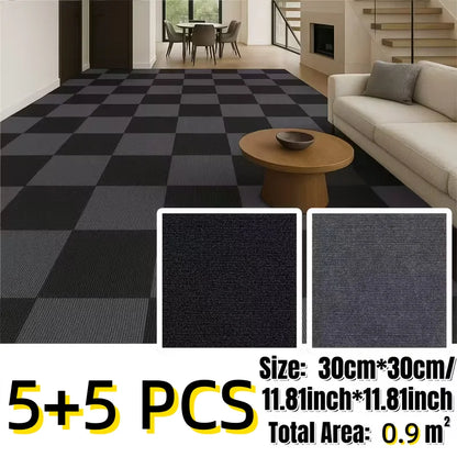 Peel and Stick Carpet Tiles – Self Adhesive Floor Rug Squares