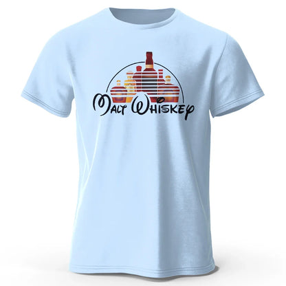 Malt Whiskey Graphic T Shirt Oversized Cotton Tee