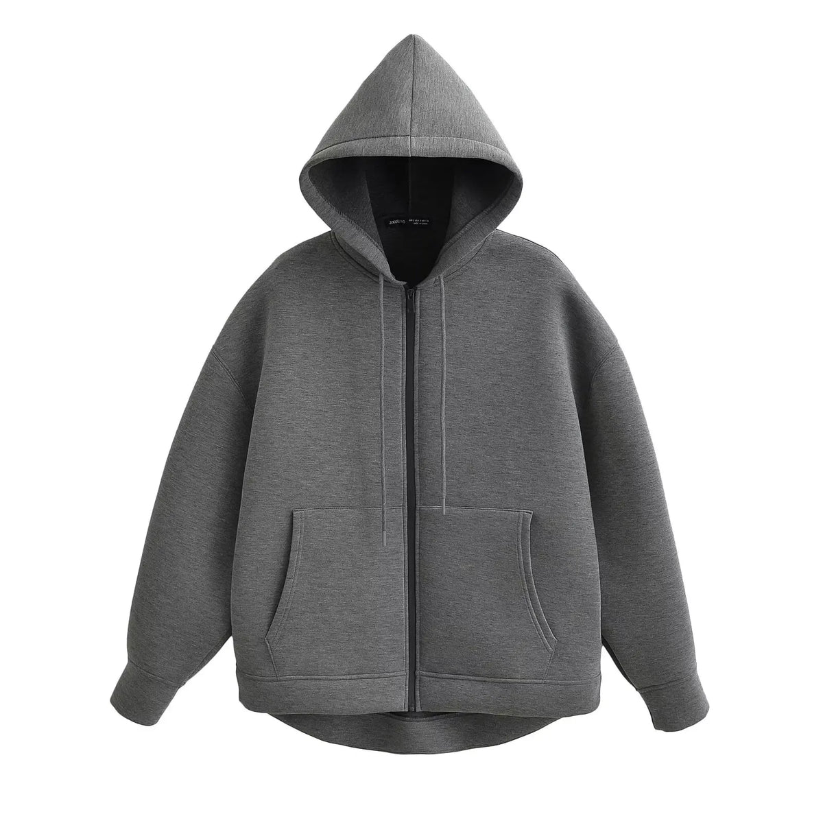 Oversized Zip Up Hoodie Women's Casual Hooded Sweatshirt Jacket