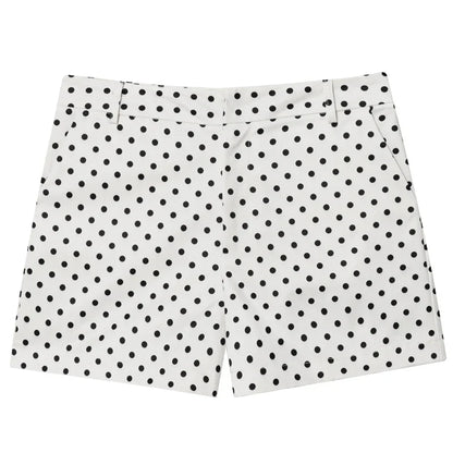 Polka Dot Bomber Jacket & Shorts Set – Women's Oversized Outerwear