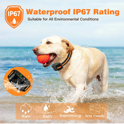 Dog Training Collar with Remote – 3300ft Range, Waterproof, 99 Levels for 5–120 lbs Dogs