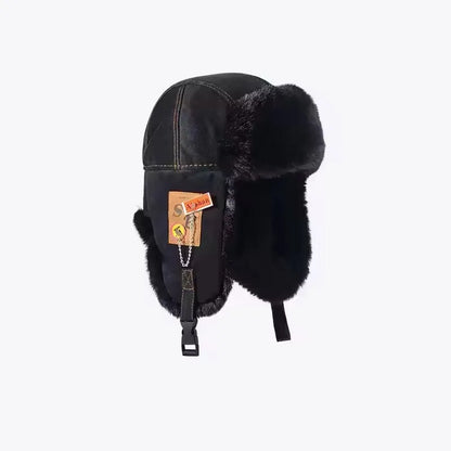 Russian Ushanka Trapper Hat – Faux Fur Earflap Winter Cap