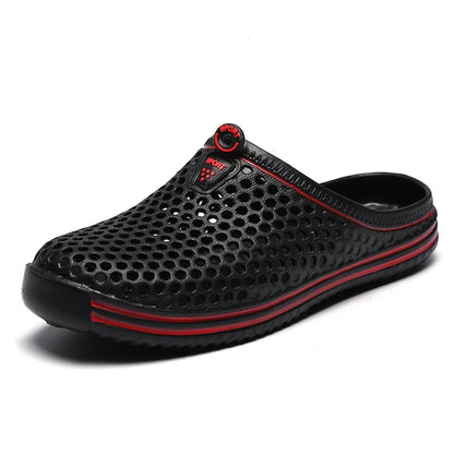 Hollow-Out Clogs Unisex Beach Sandals – Non-Slip, Sizes 36–45