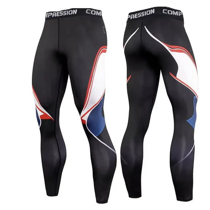 Men's Compression Leggings – Gym Training Tights & Sports Pants
