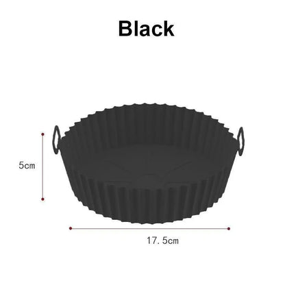 Silicone Air Fryer Liner – Reusable Non-Stick Basket Insert