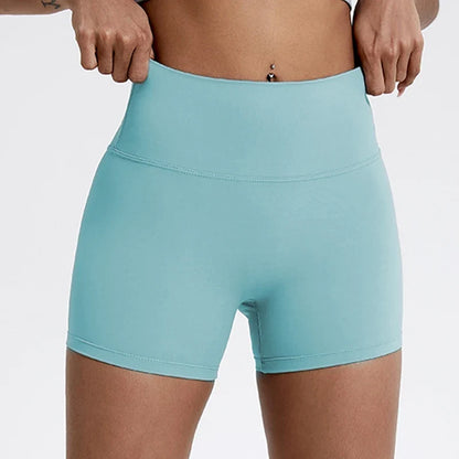 High-Waist Butt Lift Sports Shorts – Slim Fit Running & Cycling Shorts for Women