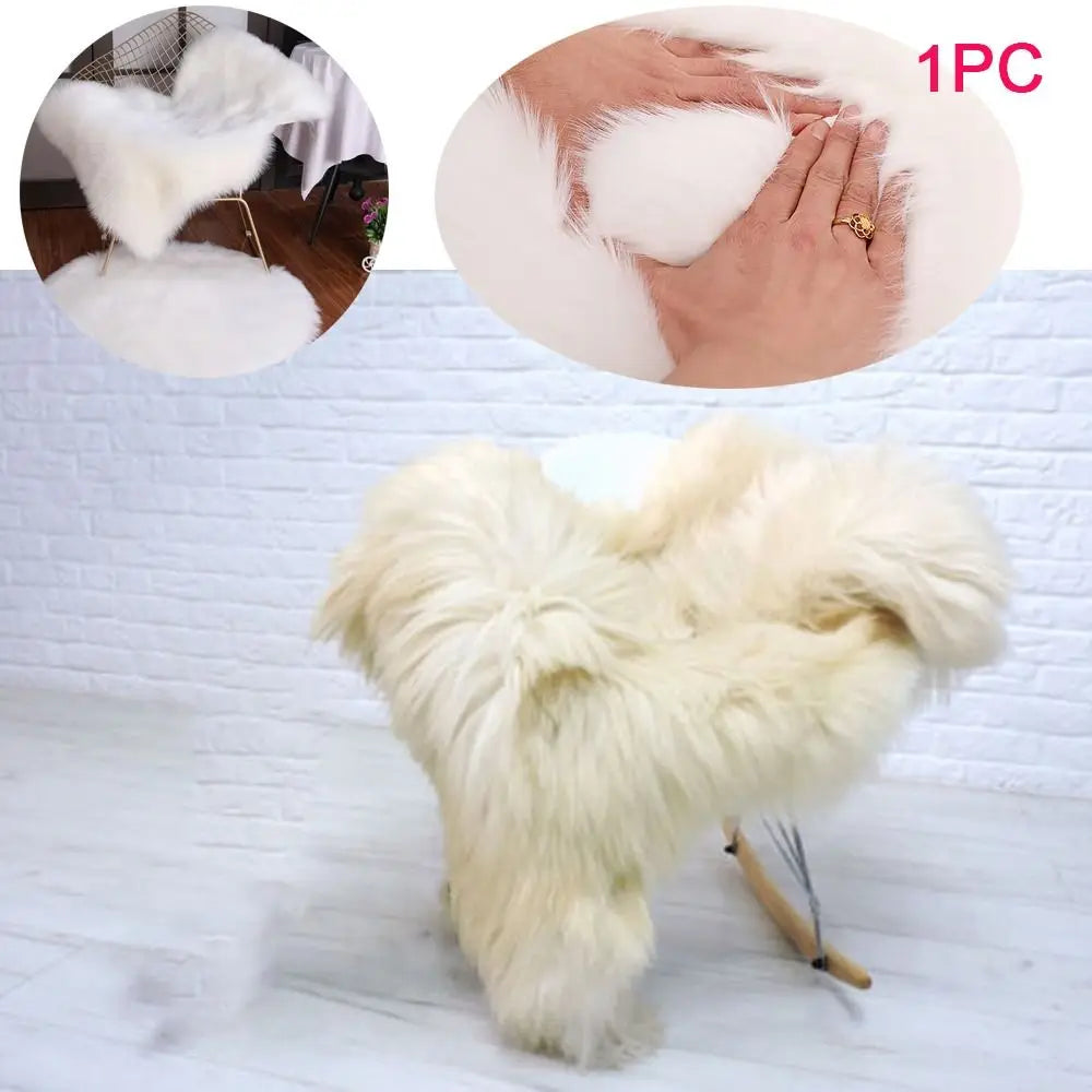 Faux Sheepskin Shaggy Rug – Fluffy Soft Area Mat for Bedroom