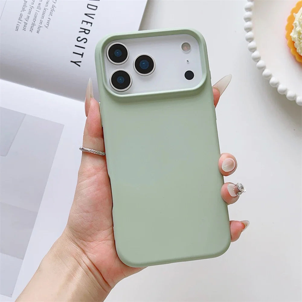 iPhone Case Matte Candy Color Liquid Silicone Shockproof Cover