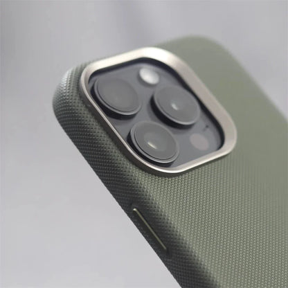 MagSafe Leather iPhone Case with Metal Alloy Lens Frame – iPhone 13–17