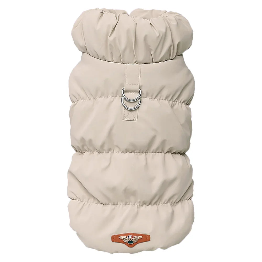 Padded Dog Puffer Coat – Winter Jacket for Small & Medium Dogs
