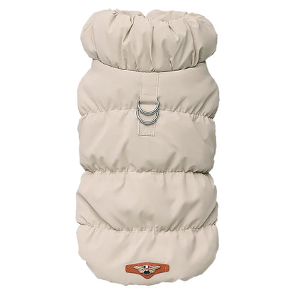 Padded Dog Puffer Coat – Winter Jacket for Small & Medium Dogs